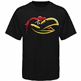 Kansas Jayhawks Black Blackout WEM T-Shirt-,baseball caps,new era cap wholesale,wholesale hats